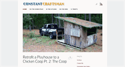 Desktop Screenshot of constantcraftsman.com